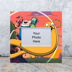 Finn And Jake Adventure Time Bmo Cartoon White Box Photo Frame 4  X 6  by Bedest