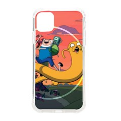 Finn And Jake Adventure Time Bmo Cartoon Iphone 11 Tpu Uv Print Case by Bedest