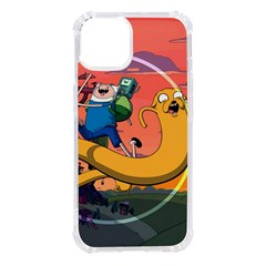 Finn And Jake Adventure Time Bmo Cartoon Iphone 14 Tpu Uv Print Case by Bedest