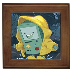 Cartoon Bmo Adventure Time Framed Tile by Bedest