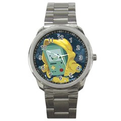 Cartoon Bmo Adventure Time Sport Metal Watch by Bedest