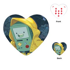 Cartoon Bmo Adventure Time Playing Cards Single Design (heart) by Bedest