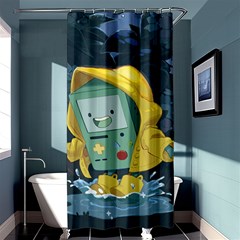 Cartoon Bmo Adventure Time Shower Curtain 36  X 72  (stall)  by Bedest