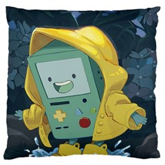 Cartoon Bmo Adventure Time Large Premium Plush Fleece Cushion Case (two Sides) by Bedest