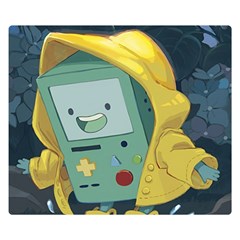 Cartoon Bmo Adventure Time Two Sides Premium Plush Fleece Blanket (small) by Bedest