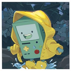 Cartoon Bmo Adventure Time Wooden Puzzle Square by Bedest