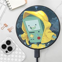 Cartoon Bmo Adventure Time Wireless Fast Charger(black) by Bedest