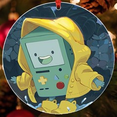 Cartoon Bmo Adventure Time Uv Print Acrylic Ornament Round by Bedest