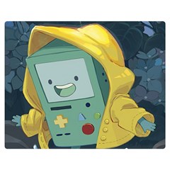 Cartoon Bmo Adventure Time Premium Plush Fleece Blanket (medium) by Bedest