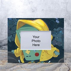 Cartoon Bmo Adventure Time White Tabletop Photo Frame 4 x6  by Bedest