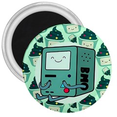 Adventure Time Bmo 3  Magnets by Bedest