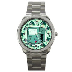 Adventure Time Bmo Sport Metal Watch by Bedest