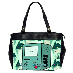 Adventure Time Bmo Oversize Office Handbag (2 Sides) by Bedest