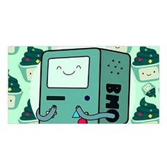 Adventure Time Bmo Satin Shawl 45  X 80  by Bedest