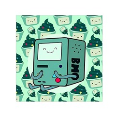 Adventure Time Bmo Square Satin Scarf (30  X 30 ) by Bedest