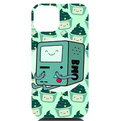 Adventure Time Bmo Iphone 14 Black Uv Print Case by Bedest