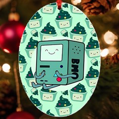 Adventure Time Bmo Uv Print Acrylic Ornament Oval by Bedest