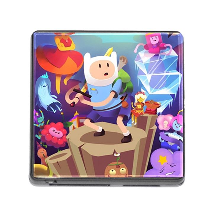 Cartoon Adventure Time Finn Princess Bubblegum Lumpy Space Memory Card Reader (Square 5 Slot)