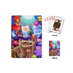 Cartoon Adventure Time Finn Princess Bubblegum Lumpy Space Playing Cards Single Design (mini) by Bedest