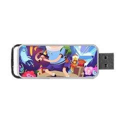 Cartoon Adventure Time Finn Princess Bubblegum Lumpy Space Portable Usb Flash (two Sides) by Bedest