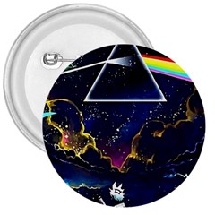 Trippy Kit Rick And Morty Galaxy Pink Floyd 3  Buttons by Bedest