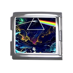 Trippy Kit Rick And Morty Galaxy Pink Floyd Mega Link Italian Charm (18mm) by Bedest