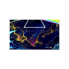 Trippy Kit Rick And Morty Galaxy Pink Floyd Sticker (rectangular) by Bedest