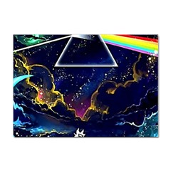 Trippy Kit Rick And Morty Galaxy Pink Floyd Sticker A4 (100 Pack) by Bedest