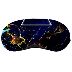 Trippy Kit Rick And Morty Galaxy Pink Floyd Sleep Mask by Bedest