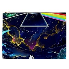 Trippy Kit Rick And Morty Galaxy Pink Floyd Cosmetic Bag (xxl) by Bedest