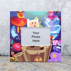 Cartoon Adventure Time Finn Princess Bubblegum Lumpy Space White Box Photo Frame 4  X 6  by Bedest