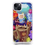 Cartoon Adventure Time Finn Princess Bubblegum Lumpy Space iPhone 14 Plus TPU UV Print Case Front