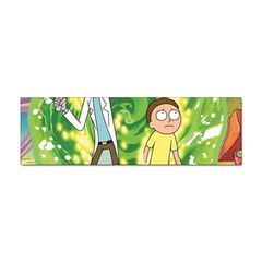 Rick And Morty Adventure Time Cartoon Sticker (bumper) by Bedest