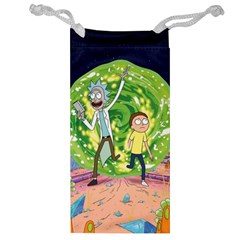 Rick And Morty Adventure Time Cartoon Jewelry Bag by Bedest