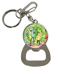 Rick And Morty Adventure Time Cartoon Bottle Opener Key Chain by Bedest