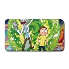 Rick And Morty Adventure Time Cartoon Medium Bar Mat by Bedest