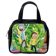 Rick And Morty Adventure Time Cartoon Classic Handbag (one Side) by Bedest