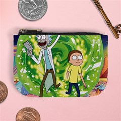 Rick And Morty Adventure Time Cartoon Mini Coin Purse by Bedest