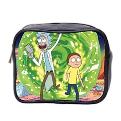 Rick And Morty Adventure Time Cartoon Mini Toiletries Bag (two Sides) by Bedest