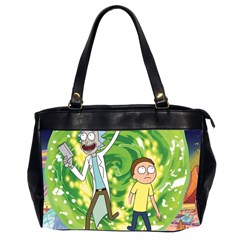 Rick And Morty Adventure Time Cartoon Oversize Office Handbag (2 Sides) by Bedest