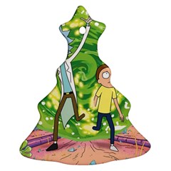 Rick And Morty Adventure Time Cartoon Ornament (christmas Tree)  by Bedest