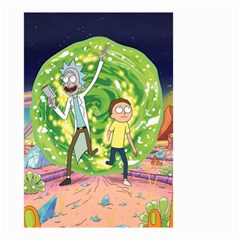 Rick And Morty Adventure Time Cartoon Small Garden Flag (two Sides) by Bedest