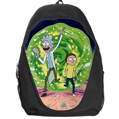 Rick And Morty Adventure Time Cartoon Backpack Bag by Bedest