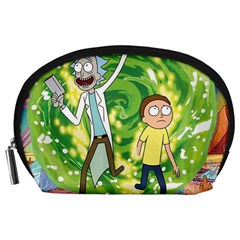 Rick And Morty Adventure Time Cartoon Accessory Pouch (large) by Bedest