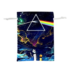 Trippy Kit Rick And Morty Galaxy Pink Floyd Lightweight Drawstring Pouch (s) by Bedest