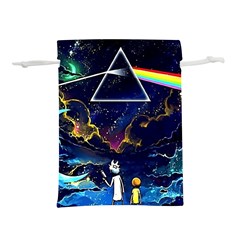 Trippy Kit Rick And Morty Galaxy Pink Floyd Lightweight Drawstring Pouch (l) by Bedest