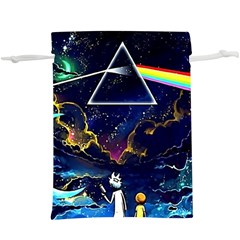 Trippy Kit Rick And Morty Galaxy Pink Floyd Lightweight Drawstring Pouch (xl) by Bedest