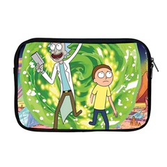 Rick And Morty Adventure Time Cartoon Apple Macbook Pro 17  Zipper Case by Bedest