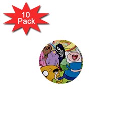 Adventure Time Finn  Jake 1  Mini Buttons (10 Pack)  by Bedest