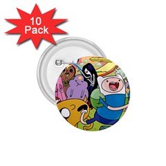 Adventure Time Finn  Jake 1 75  Buttons (10 Pack) by Bedest